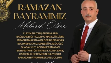 Araç Belediye Başkanı Süleyman Yazkan’dan Ramazan Bayramı mesajı: ‘Bayramın barış ve kardeşlik getirmesini diliyorum’